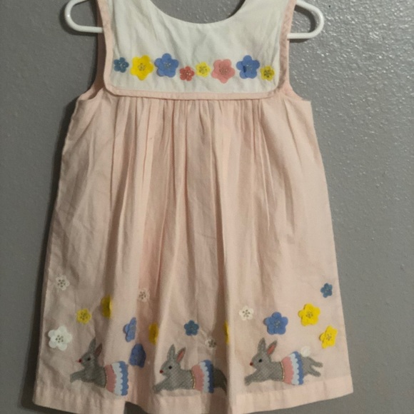 Mini Boden Flutter Appliqué Dress - Picture 5 of 6
